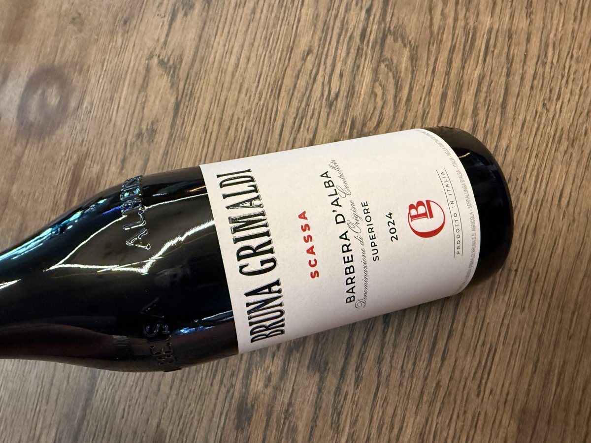 BRUNA GRIMALDI BARBERA  ALBA DOC SUPERIORE SCASSA 2024 vol. 15